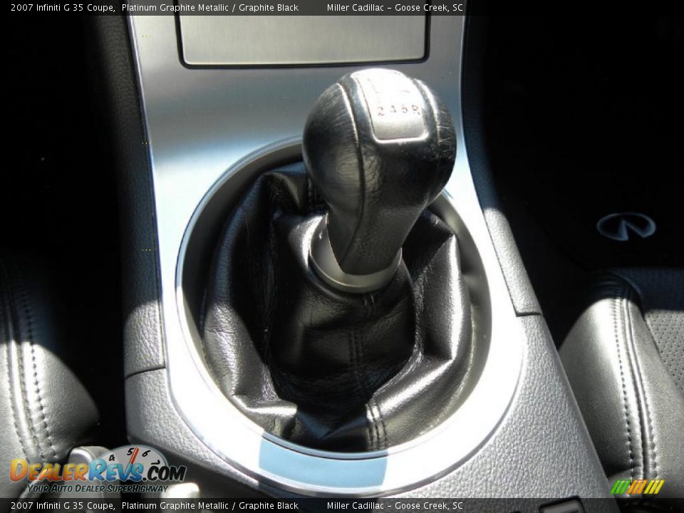 2007 Infiniti G 35 Coupe Platinum Graphite Metallic / Graphite Black Photo #16