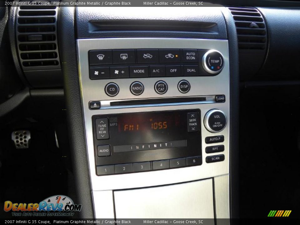 2007 Infiniti G 35 Coupe Platinum Graphite Metallic / Graphite Black Photo #17