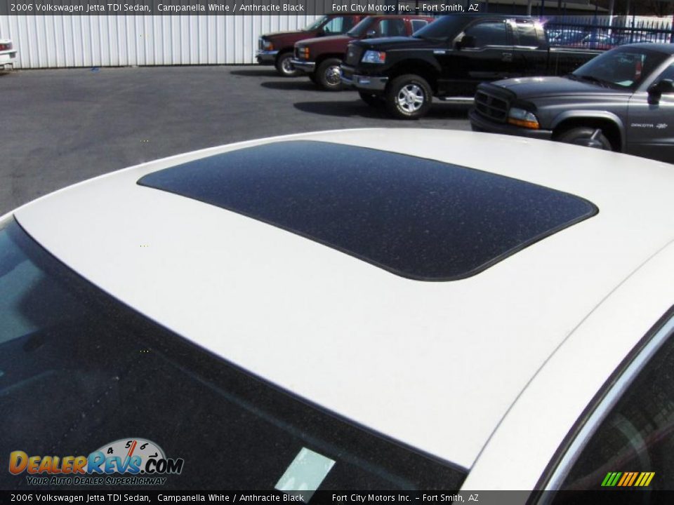 2006 Volkswagen Jetta TDI Sedan Campanella White / Anthracite Black Photo #5