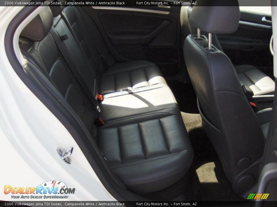 2006 Volkswagen Jetta TDI Sedan Campanella White / Anthracite Black Photo #9