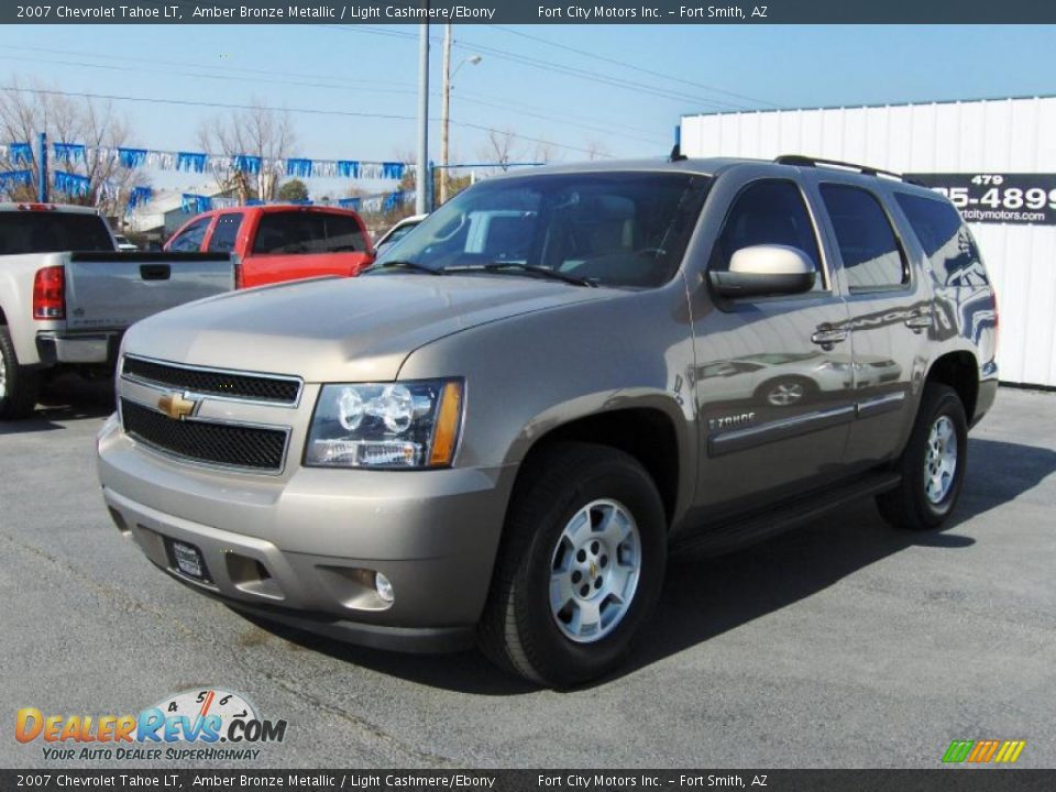 2007 Chevrolet Tahoe LT Amber Bronze Metallic / Light Cashmere/Ebony Photo #1