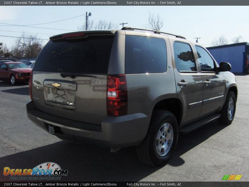 2007 Chevrolet Tahoe LT Amber Bronze Metallic / Light Cashmere/Ebony Photo #3