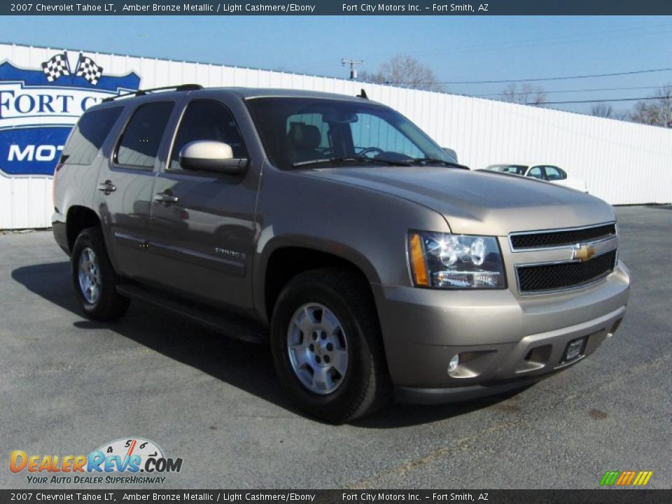 2007 Chevrolet Tahoe LT Amber Bronze Metallic / Light Cashmere/Ebony Photo #4