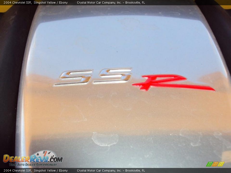 2004 Chevrolet SSR Slingshot Yellow / Ebony Photo #15