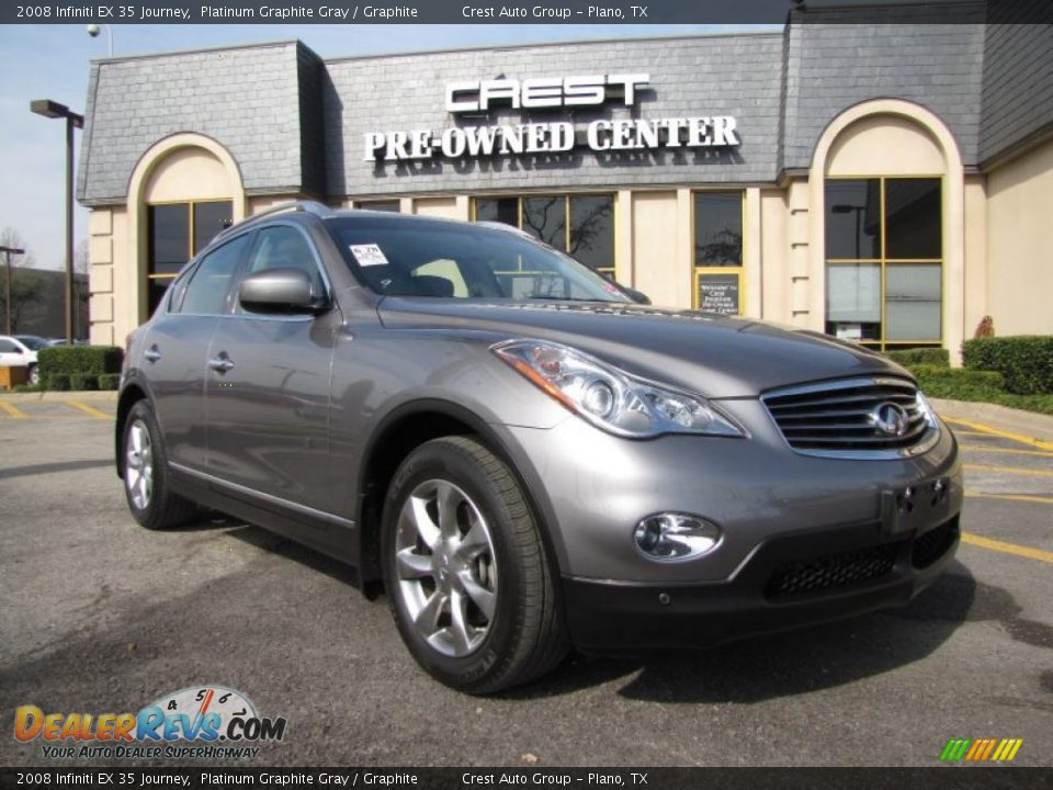 2008 Infiniti EX 35 Journey Platinum Graphite Gray / Graphite Photo #1