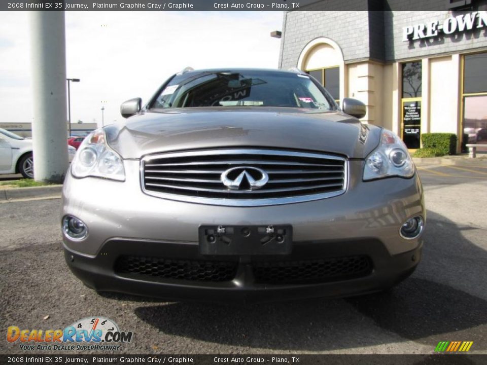 2008 Infiniti EX 35 Journey Platinum Graphite Gray / Graphite Photo #2