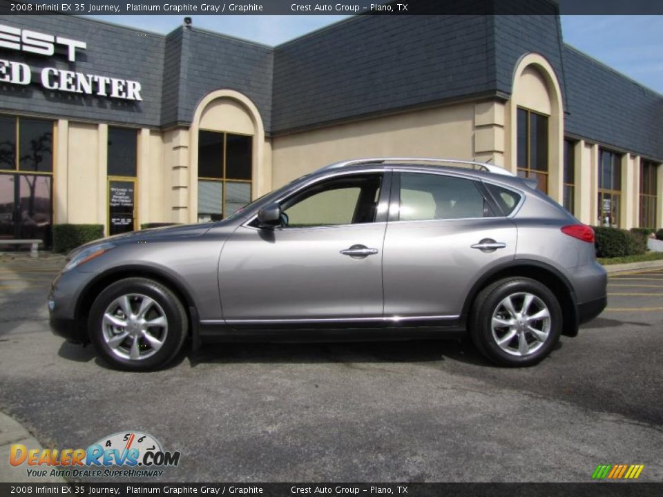 2008 Infiniti EX 35 Journey Platinum Graphite Gray / Graphite Photo #4