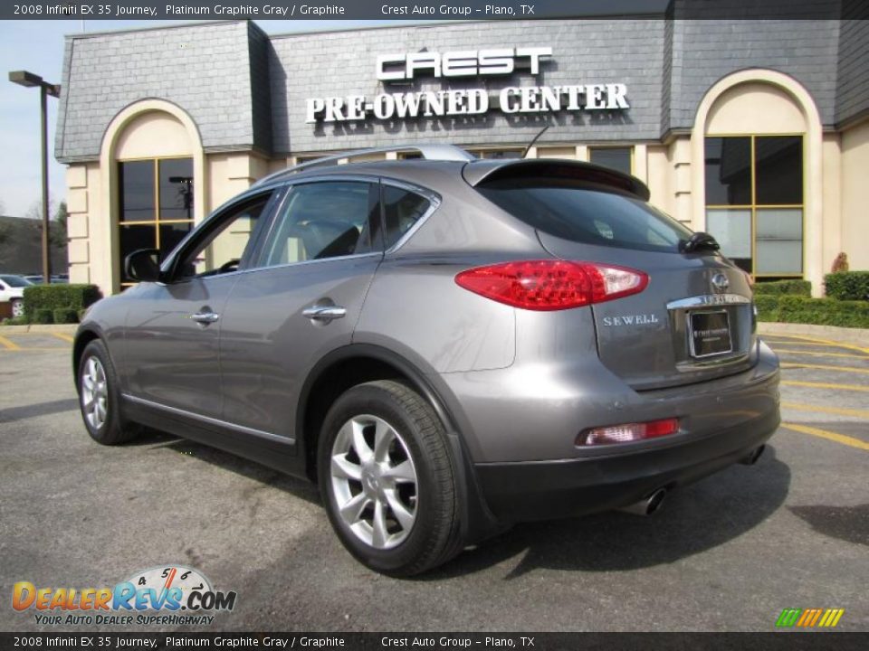2008 Infiniti EX 35 Journey Platinum Graphite Gray / Graphite Photo #5
