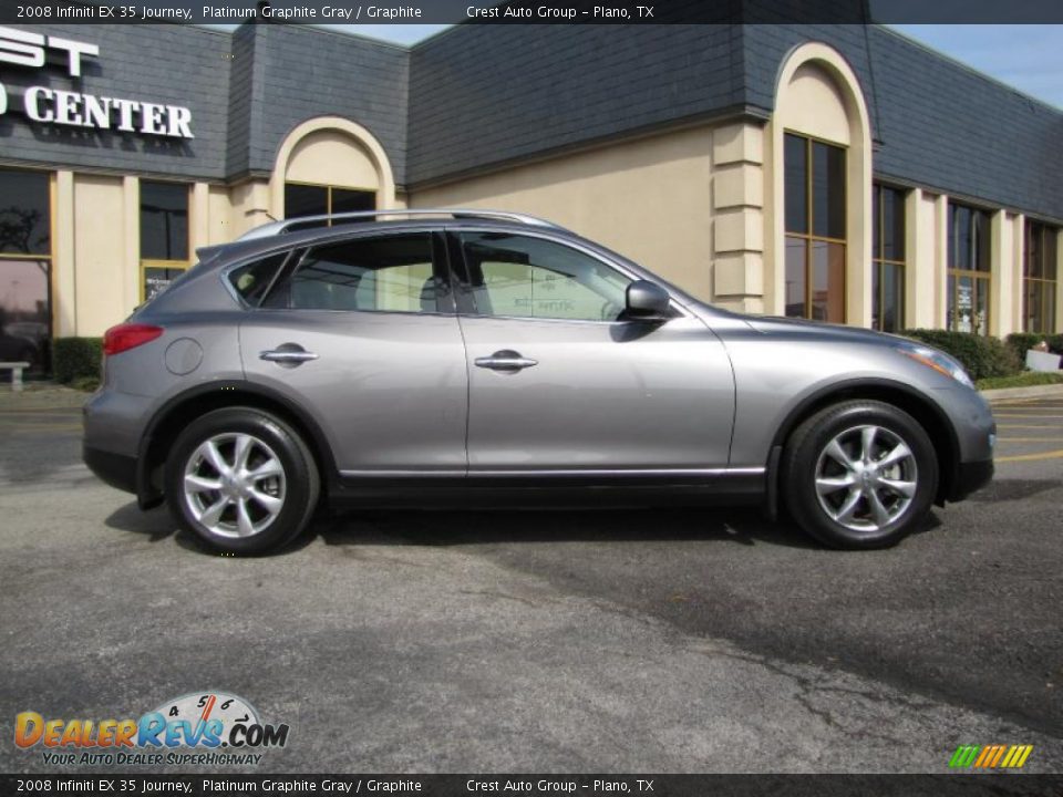 2008 Infiniti EX 35 Journey Platinum Graphite Gray / Graphite Photo #7