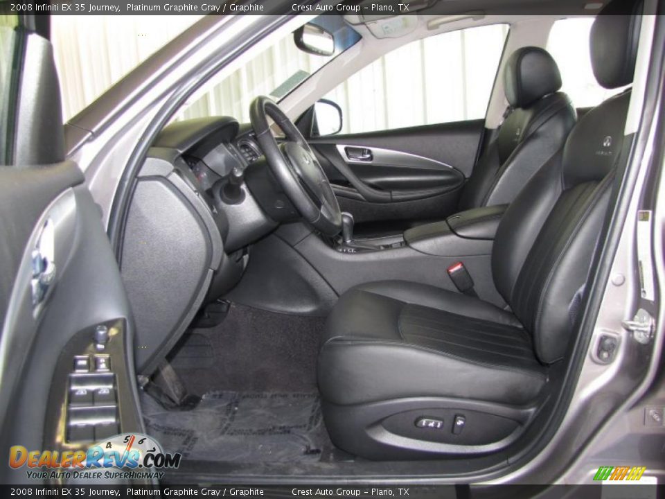 2008 Infiniti EX 35 Journey Platinum Graphite Gray / Graphite Photo #8