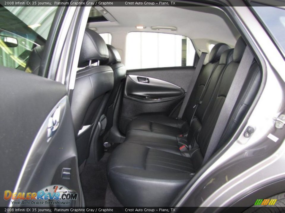 2008 Infiniti EX 35 Journey Platinum Graphite Gray / Graphite Photo #9