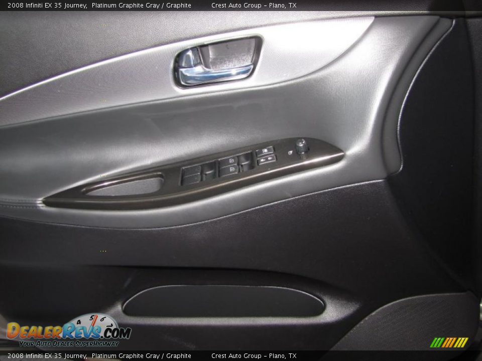 2008 Infiniti EX 35 Journey Platinum Graphite Gray / Graphite Photo #10