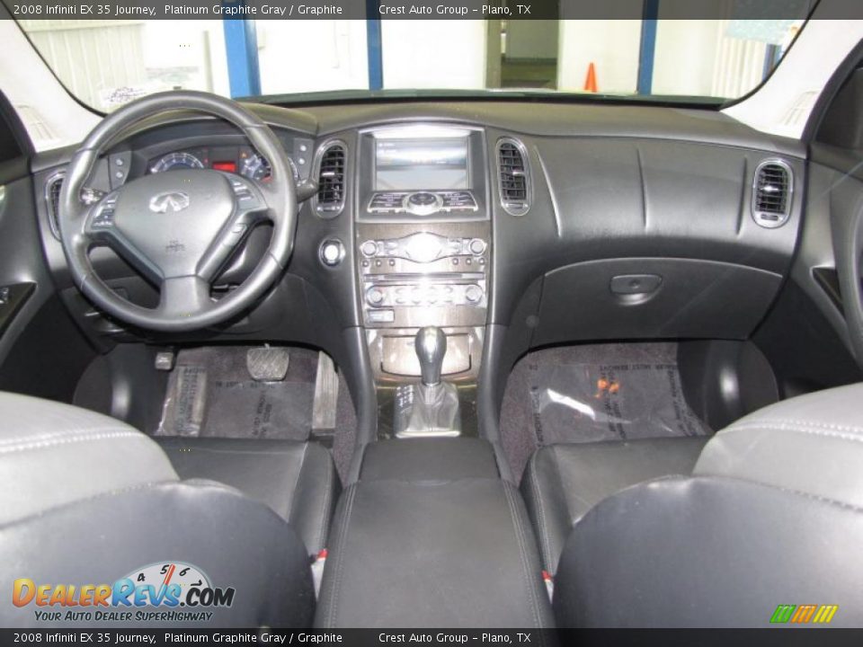 2008 Infiniti EX 35 Journey Platinum Graphite Gray / Graphite Photo #11