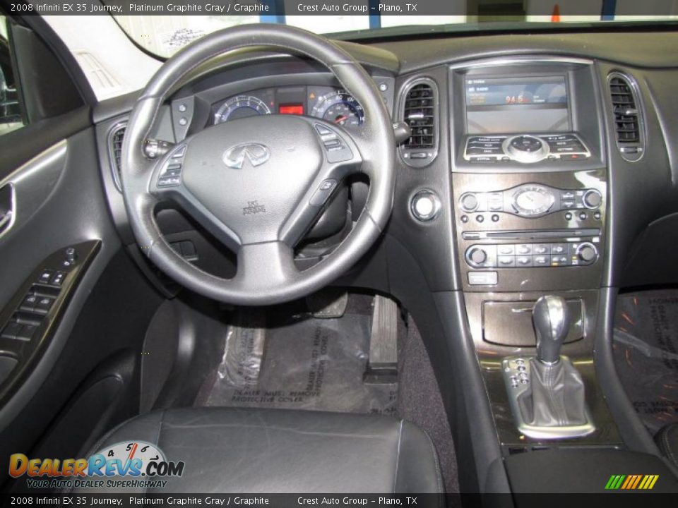 2008 Infiniti EX 35 Journey Platinum Graphite Gray / Graphite Photo #12
