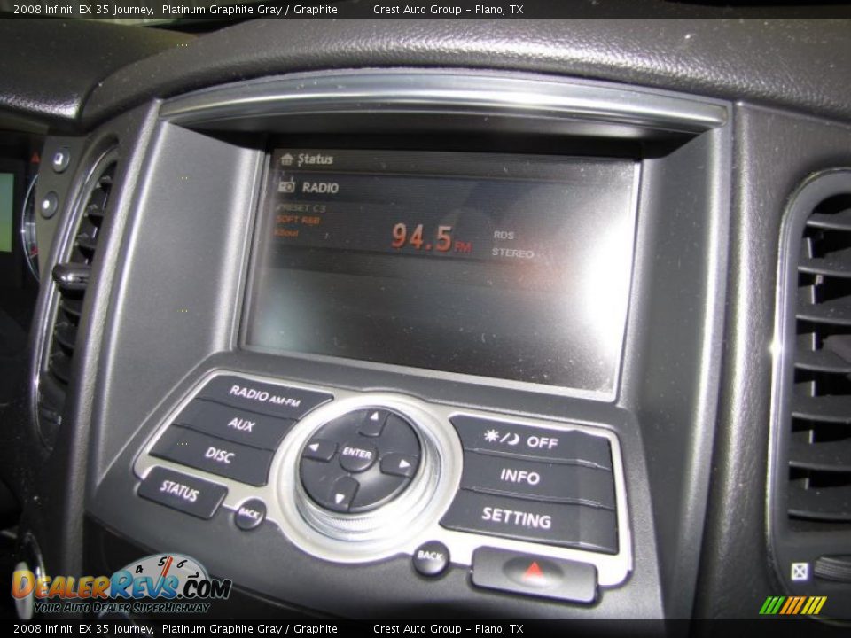 2008 Infiniti EX 35 Journey Platinum Graphite Gray / Graphite Photo #13