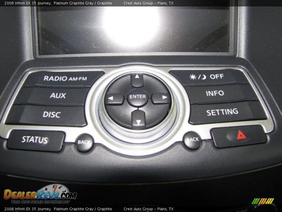 2008 Infiniti EX 35 Journey Platinum Graphite Gray / Graphite Photo #14