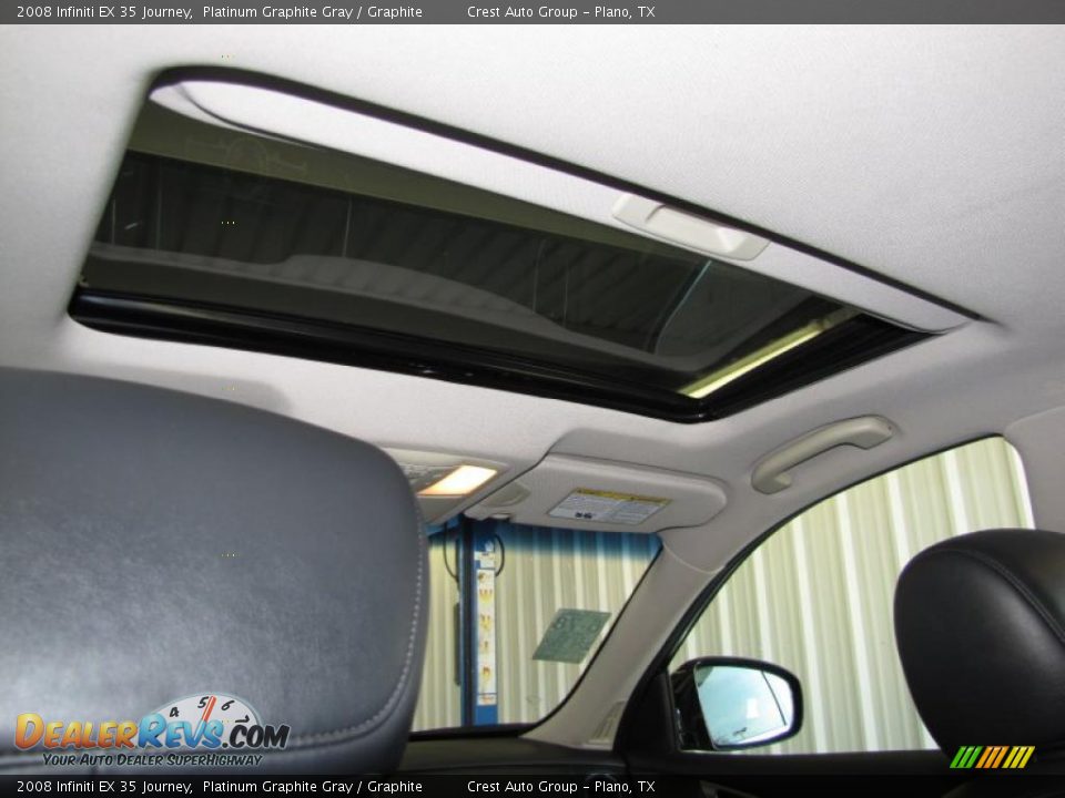 2008 Infiniti EX 35 Journey Platinum Graphite Gray / Graphite Photo #16