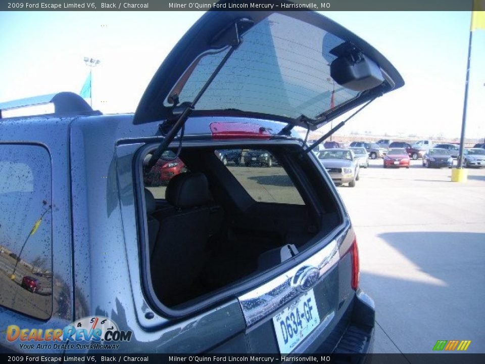 2009 Ford Escape Limited V6 Black / Charcoal Photo #12