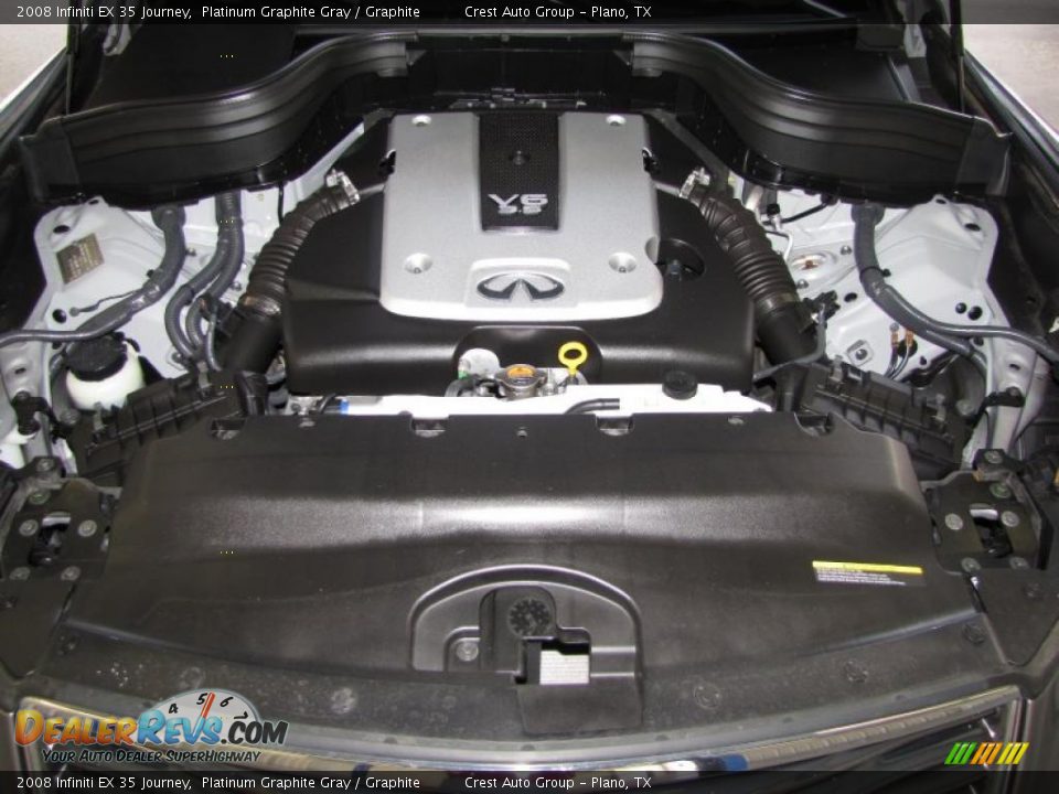 2008 Infiniti EX 35 Journey Platinum Graphite Gray / Graphite Photo #17