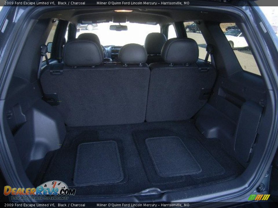 2009 Ford Escape Limited V6 Black / Charcoal Photo #13