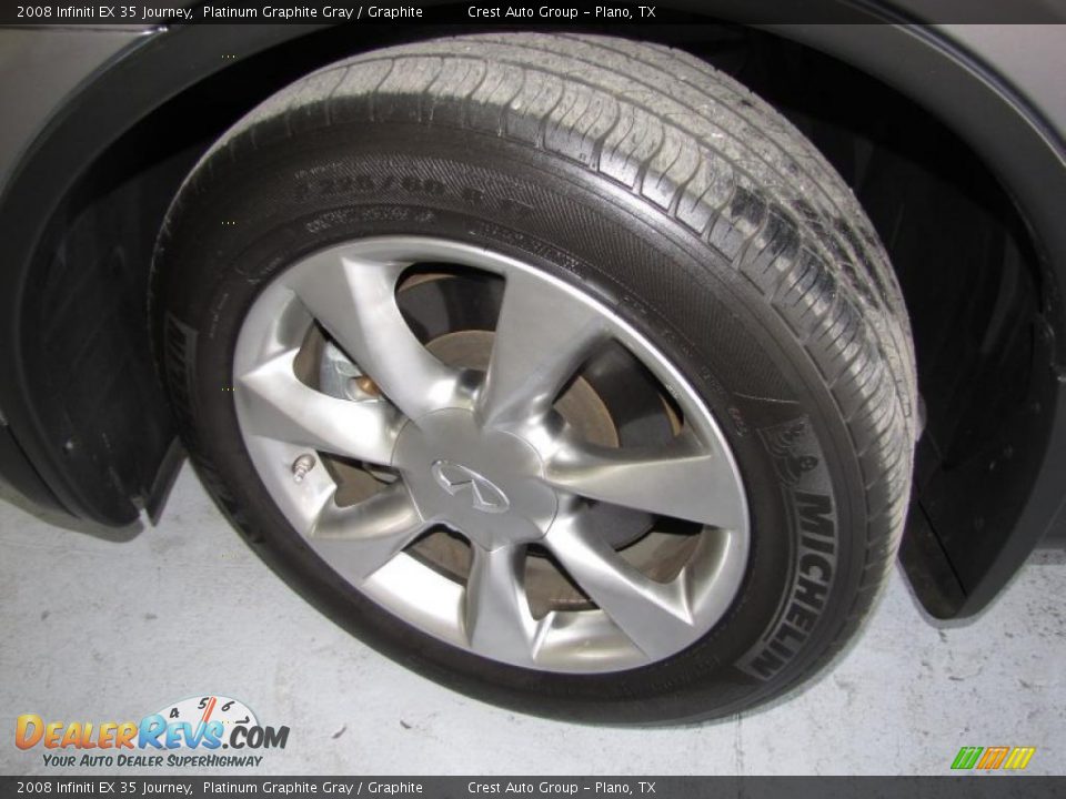 2008 Infiniti EX 35 Journey Platinum Graphite Gray / Graphite Photo #19