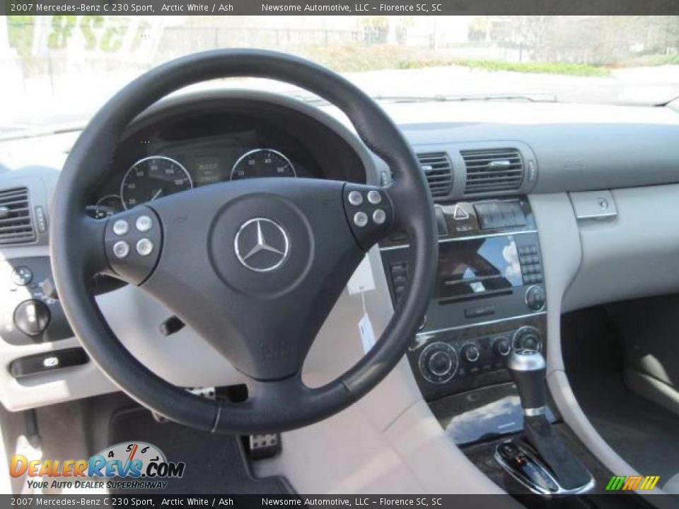 2007 Mercedes-Benz C 230 Sport Arctic White / Ash Photo #6