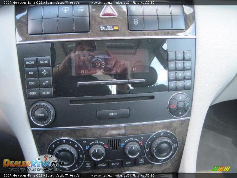 2007 Mercedes-Benz C 230 Sport Arctic White / Ash Photo #8