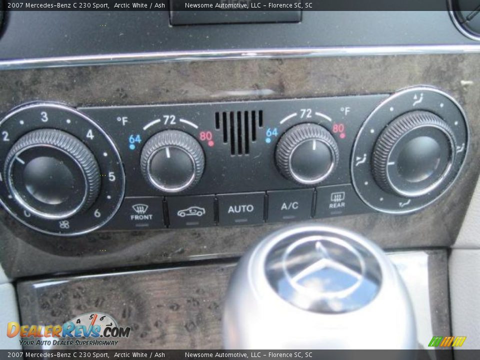 2007 Mercedes-Benz C 230 Sport Arctic White / Ash Photo #10