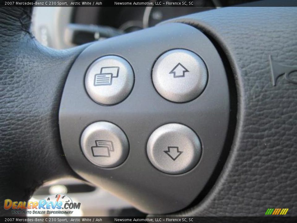 2007 Mercedes-Benz C 230 Sport Arctic White / Ash Photo #12