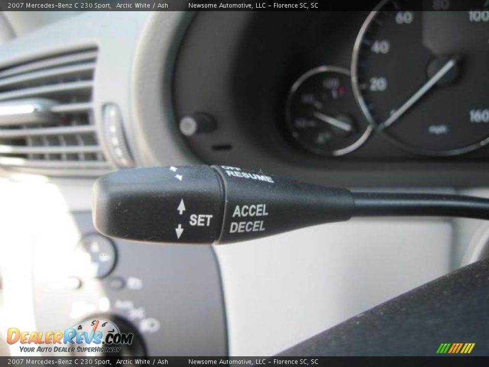 2007 Mercedes-Benz C 230 Sport Arctic White / Ash Photo #13