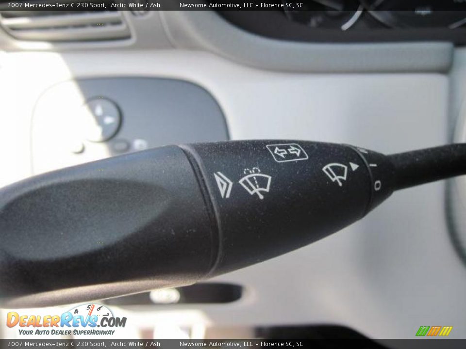 2007 Mercedes-Benz C 230 Sport Arctic White / Ash Photo #14