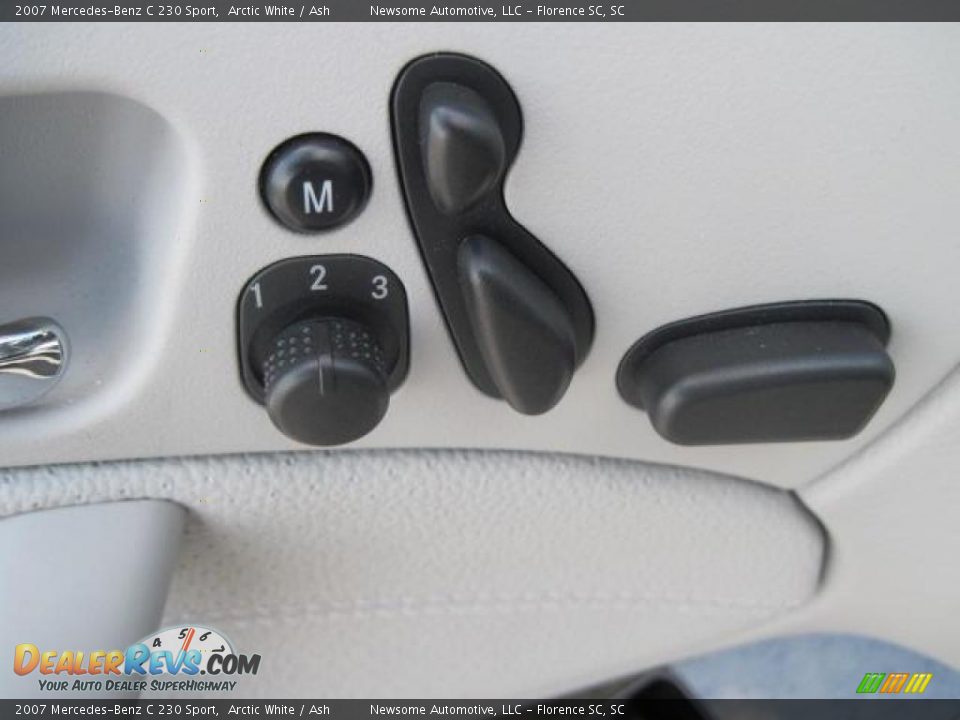 2007 Mercedes-Benz C 230 Sport Arctic White / Ash Photo #16