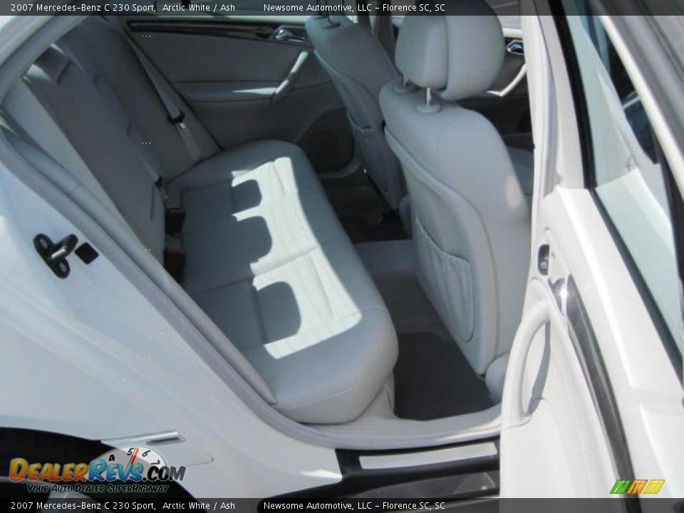 2007 Mercedes-Benz C 230 Sport Arctic White / Ash Photo #19