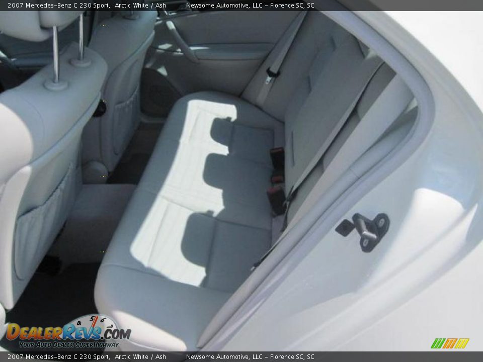 2007 Mercedes-Benz C 230 Sport Arctic White / Ash Photo #20