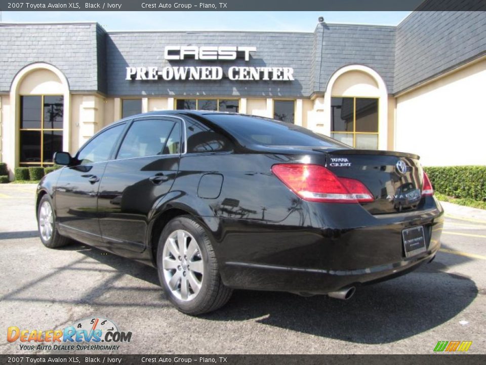 2007 Toyota Avalon XLS Black / Ivory Photo #5