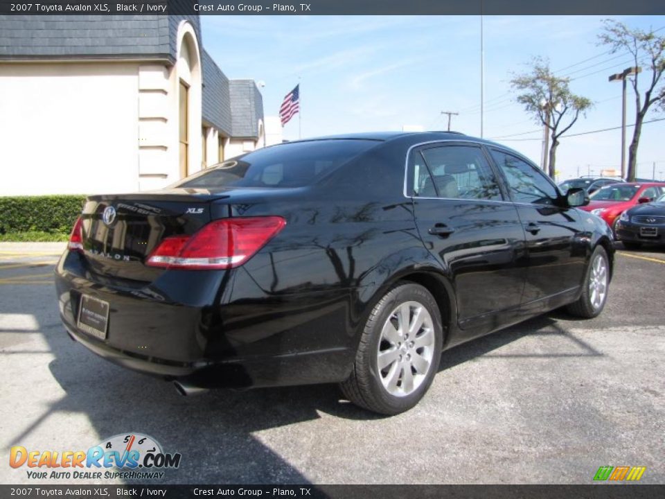 2007 Toyota Avalon XLS Black / Ivory Photo #6