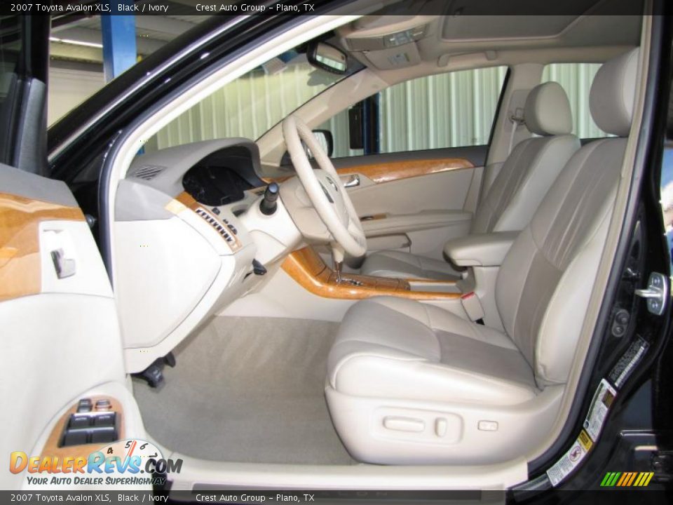 2007 Toyota Avalon XLS Black / Ivory Photo #8