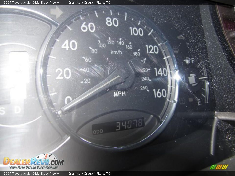 2007 Toyota Avalon XLS Black / Ivory Photo #21