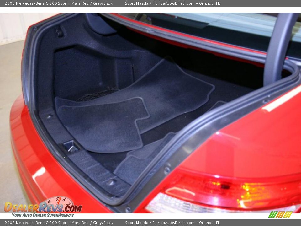 2008 Mercedes-Benz C 300 Sport Mars Red / Grey/Black Photo #11