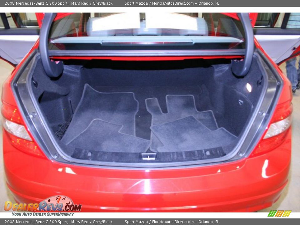 2008 Mercedes-Benz C 300 Sport Mars Red / Grey/Black Photo #12