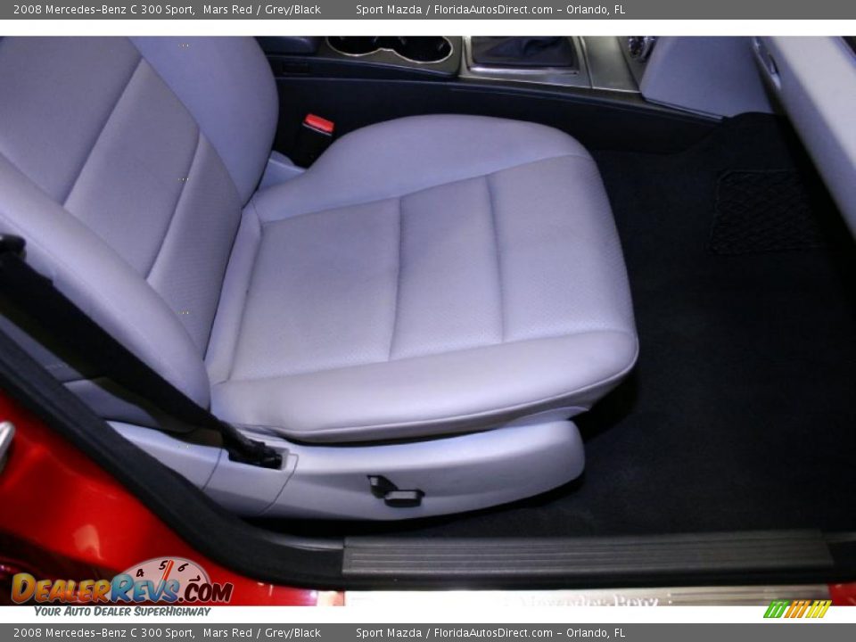 2008 Mercedes-Benz C 300 Sport Mars Red / Grey/Black Photo #19