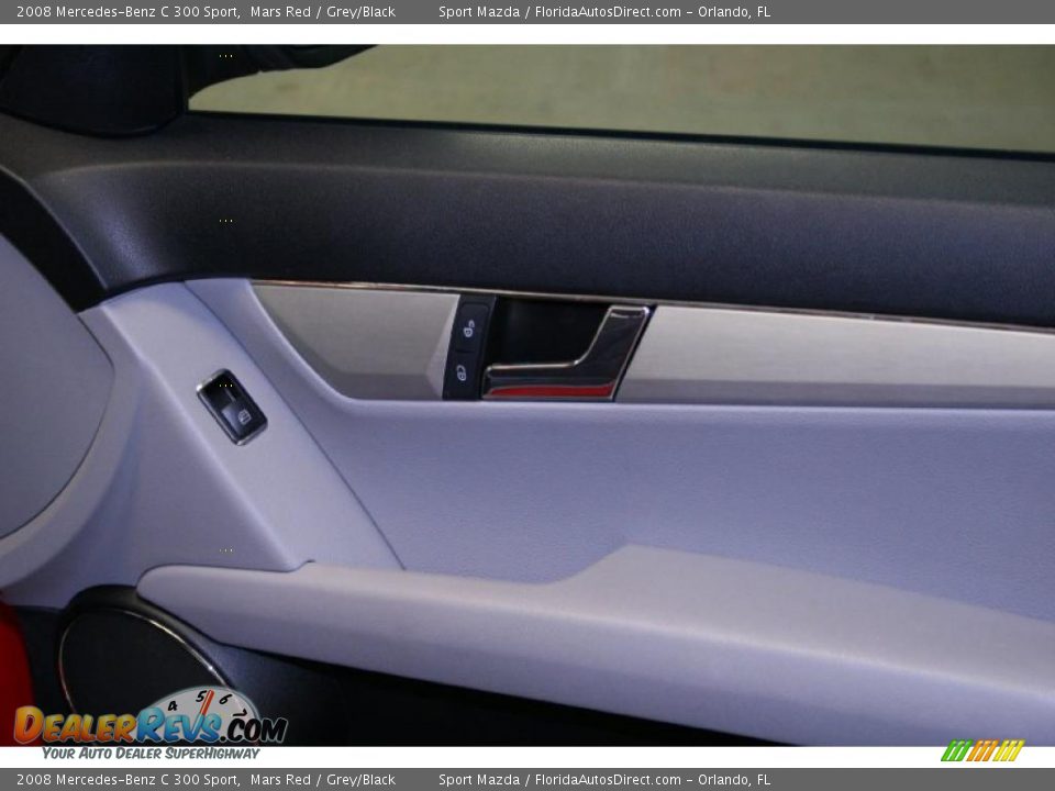 2008 Mercedes-Benz C 300 Sport Mars Red / Grey/Black Photo #21