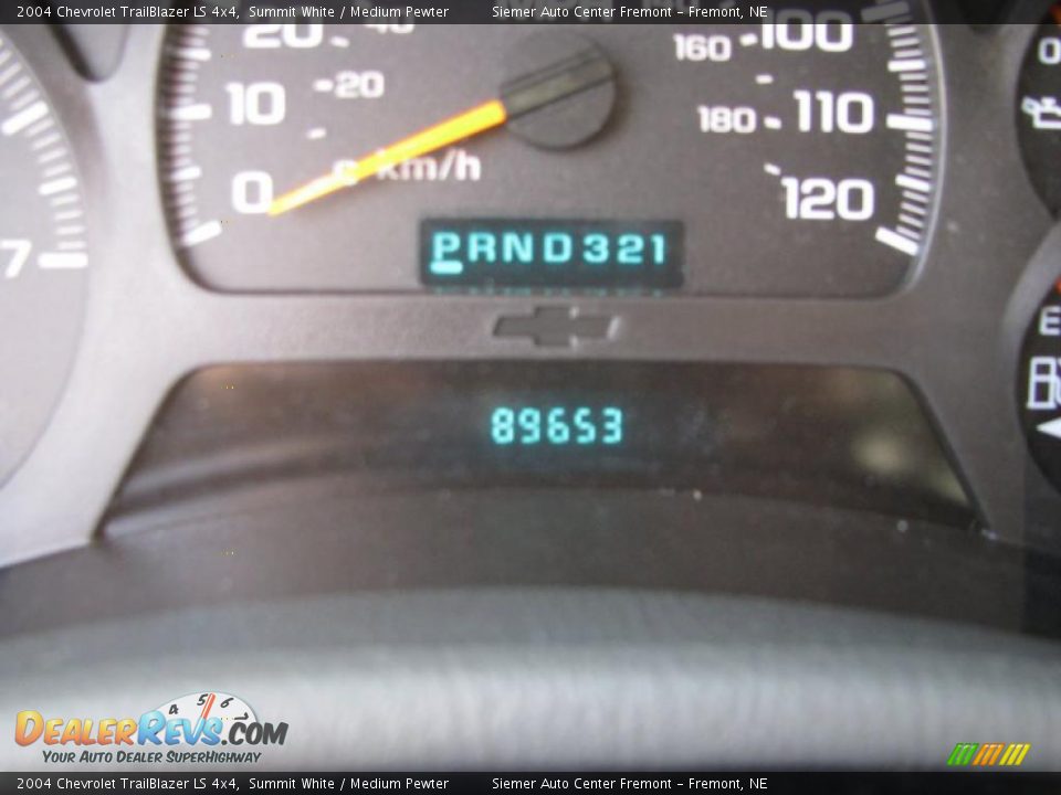 2004 Chevrolet TrailBlazer LS 4x4 Summit White / Medium Pewter Photo #19