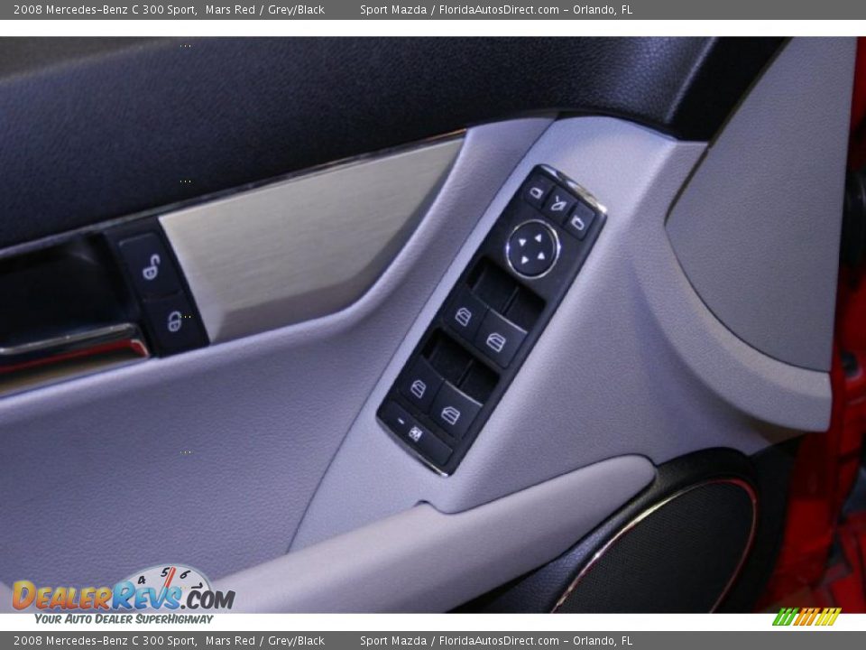 2008 Mercedes-Benz C 300 Sport Mars Red / Grey/Black Photo #27