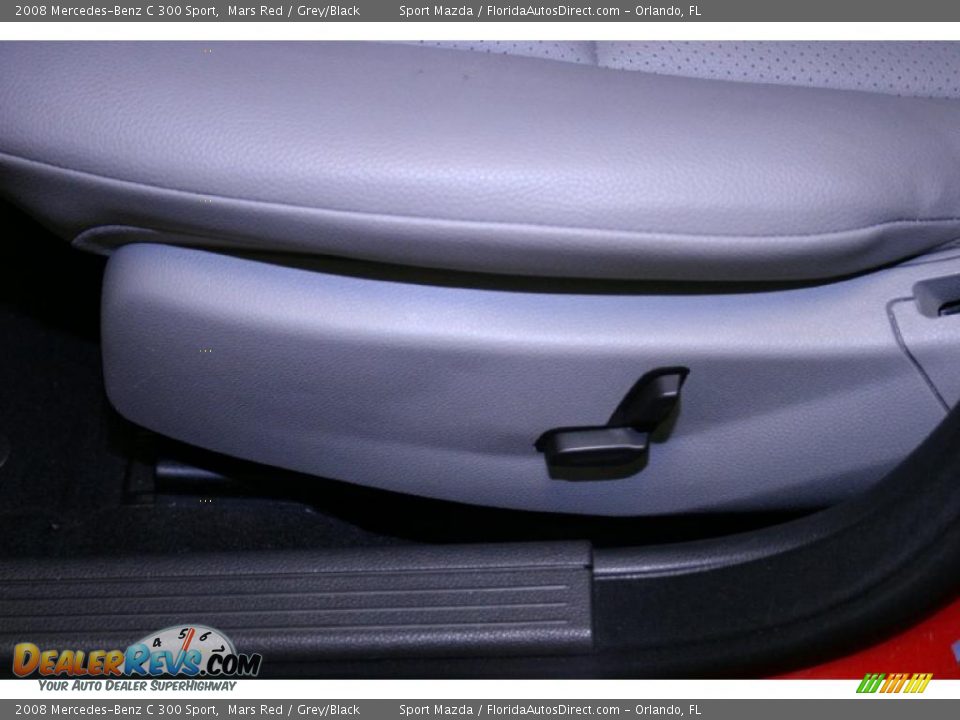 2008 Mercedes-Benz C 300 Sport Mars Red / Grey/Black Photo #34