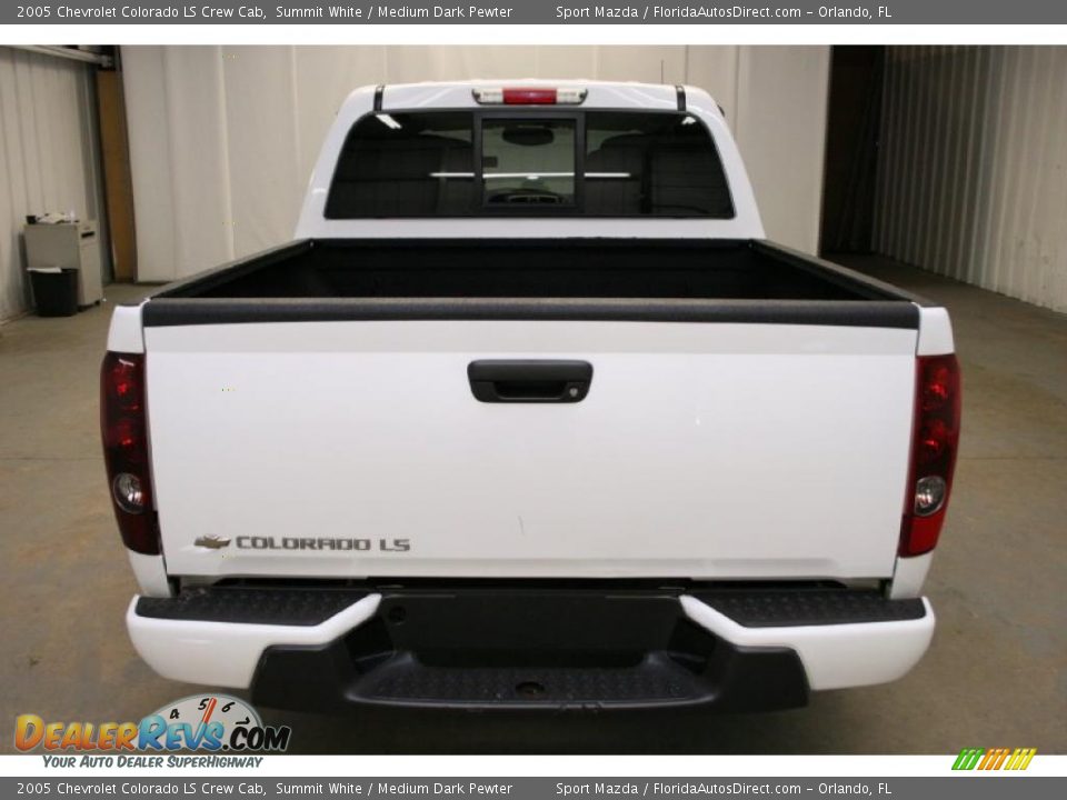 2005 Chevrolet Colorado LS Crew Cab Summit White / Medium Dark Pewter Photo #6