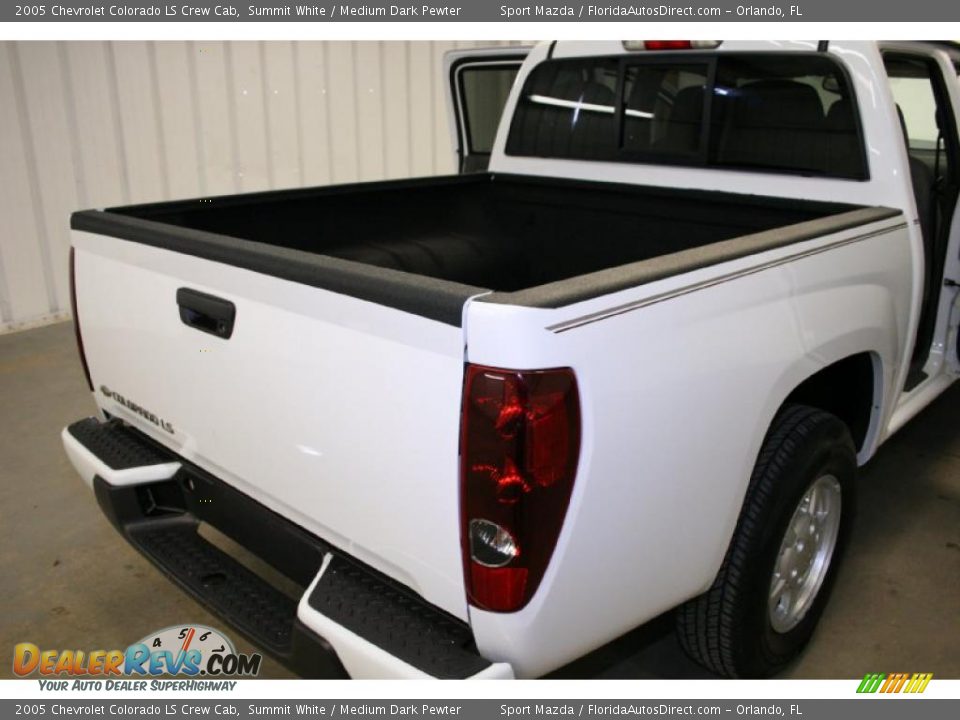 2005 Chevrolet Colorado LS Crew Cab Summit White / Medium Dark Pewter Photo #11