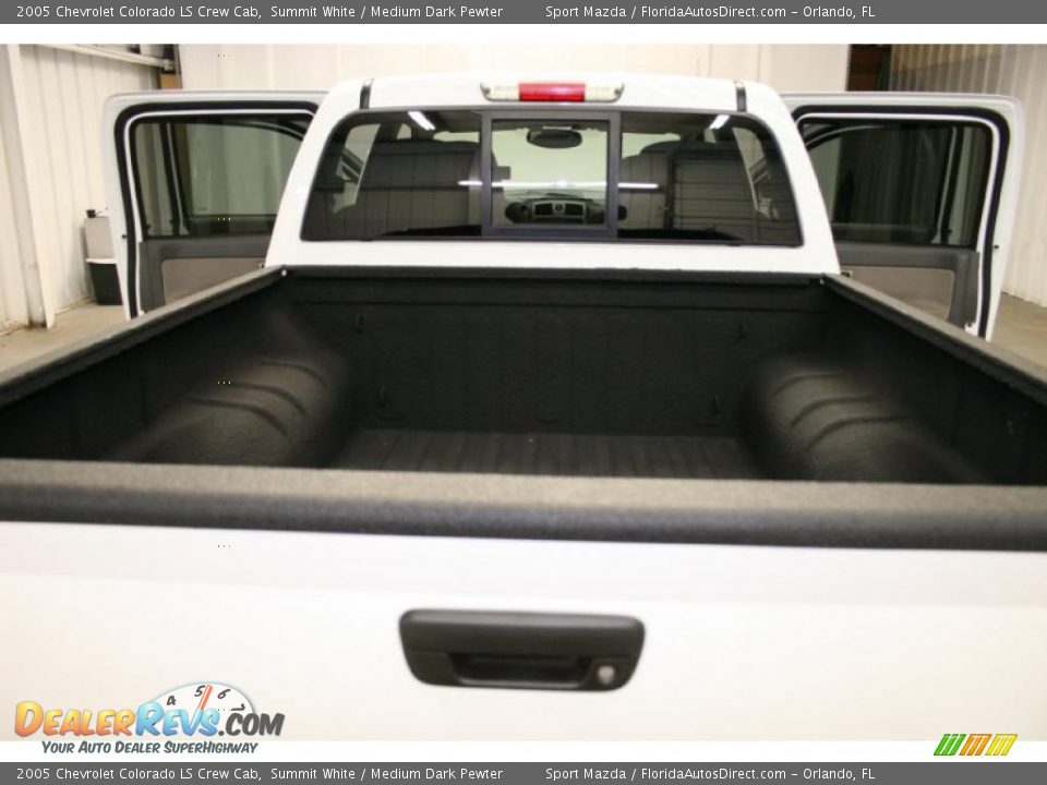 2005 Chevrolet Colorado LS Crew Cab Summit White / Medium Dark Pewter Photo #12