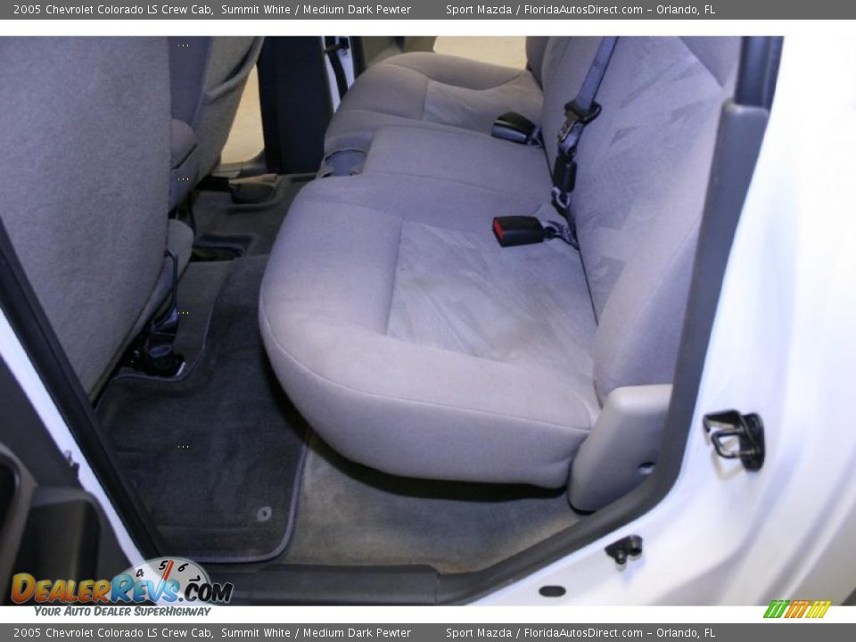2005 Chevrolet Colorado LS Crew Cab Summit White / Medium Dark Pewter Photo #18