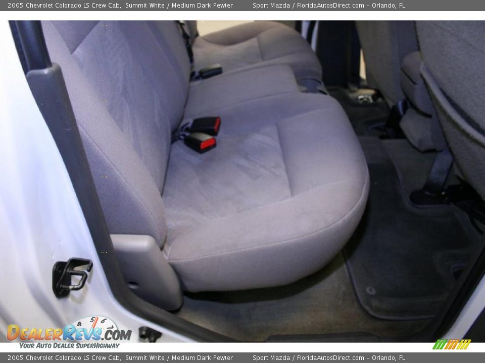 2005 Chevrolet Colorado LS Crew Cab Summit White / Medium Dark Pewter Photo #19